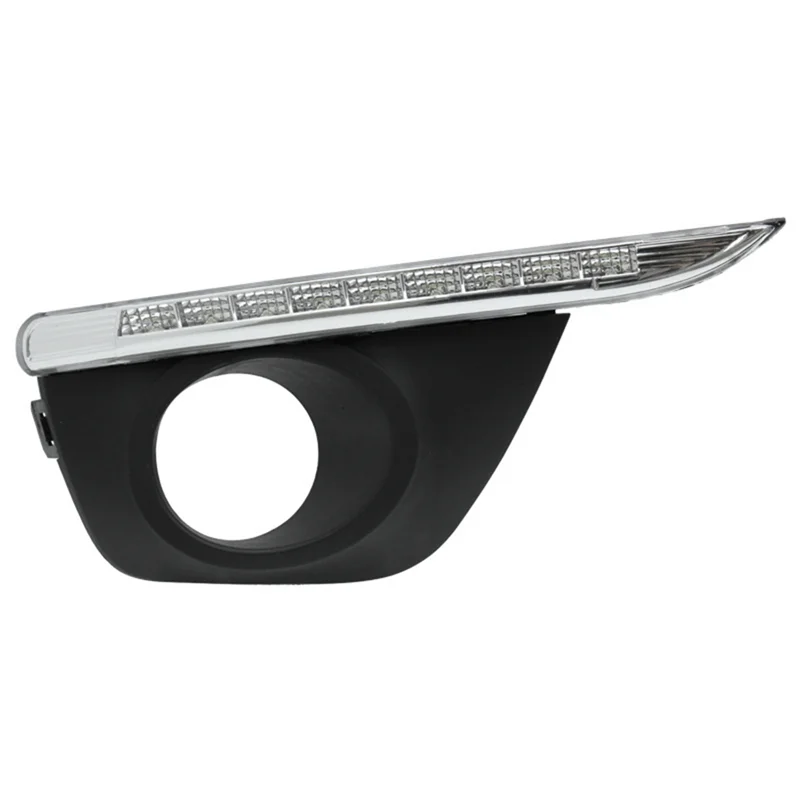 

New Arrival 1 Set LED Monochrome DRL Fog Lamp For Koleos 2011-2012 Replacement Accessories Spare Parts