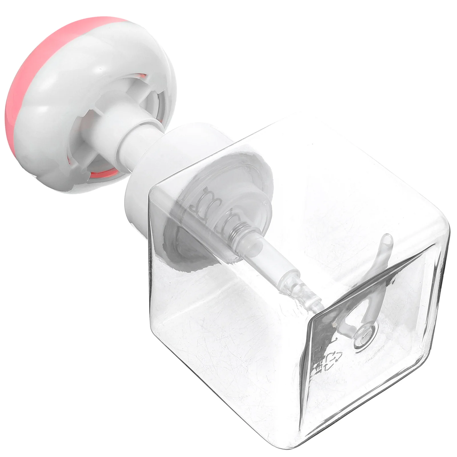 

250ML Press Foaming Soap Dispenser Bottle Reusable Lightweight Leak-Proof Pump Head Travel Size White Design Foam
