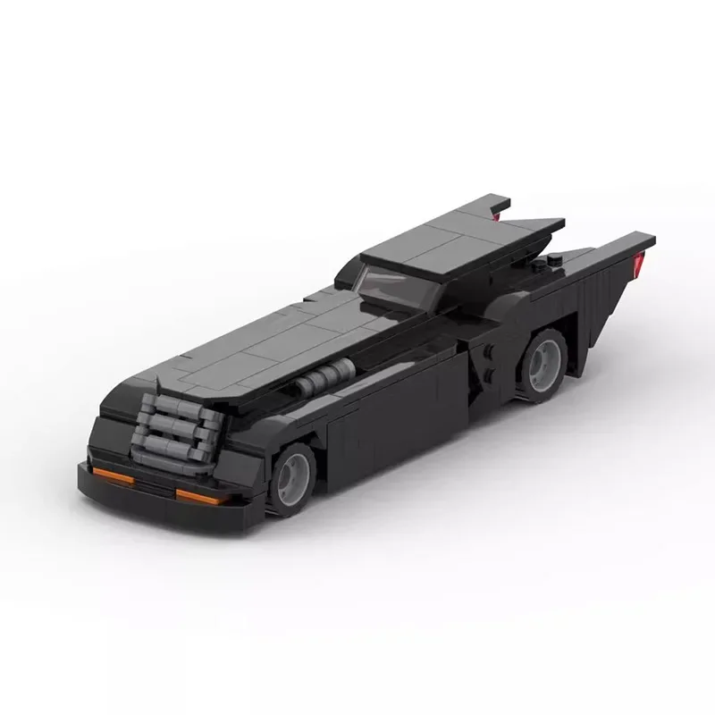 MOC Animated Series Batmobile Speed Champions auto sportive Building Blocks mattoni Set bambini modello fai da te giocattoli regali per ragazzi