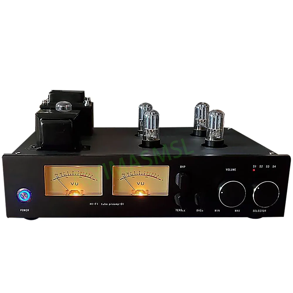 AIYIMA SMSL C1 5U4C 6H8C CV181 HIFI vacuum tube preamp 5U4C 6H8C CV181 vacuum tube preamplifier