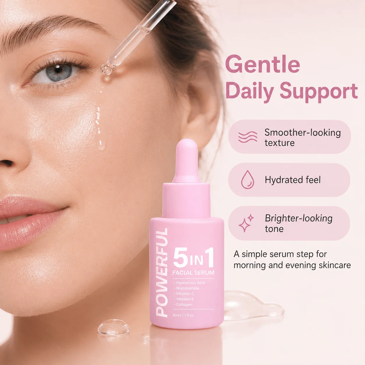 KL.RANKO 5 in 1 Anti Wrinkle F - Niacinamide Brightening Serum 评论和价格