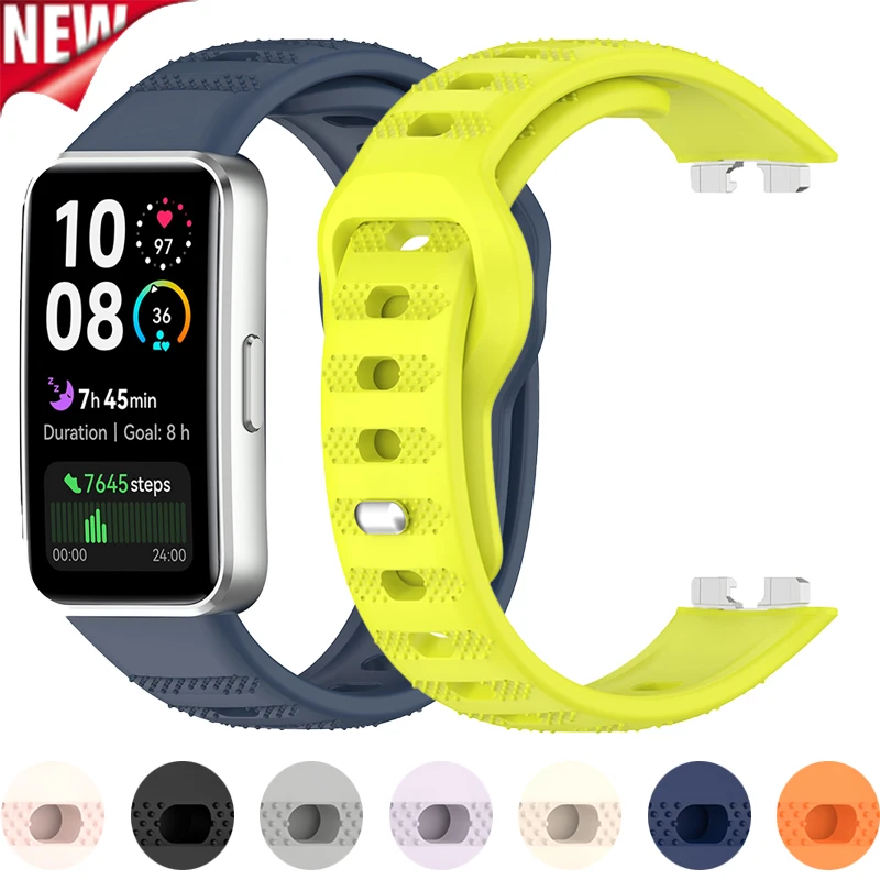 Strap Für Huawei Bands 10/9/8 NFC Band Zubehör Ersatz Sport Silikon uhr armband pulseira für Huawei 10/9/8 NFC