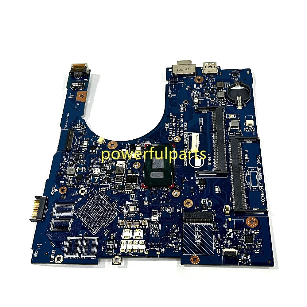 

LA-D071P для ноутбука Dell Vostro 5459 5559 5759, материнская плата 0M4MY2 i5-6200u, процессор в хорошем рабочем состоянии