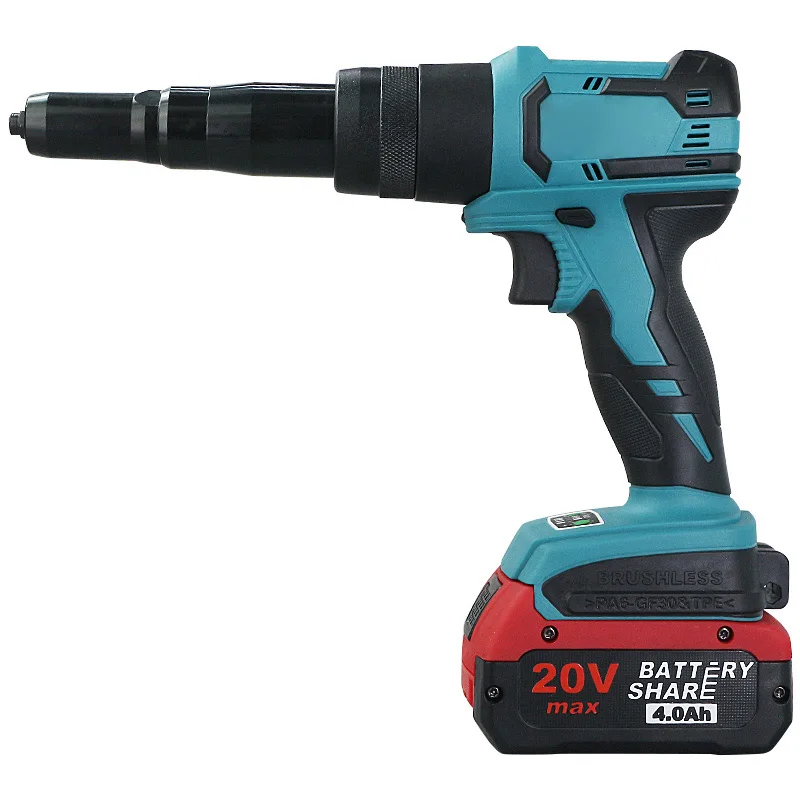 Charging Rivet Gun 20V Lithium Electric Blind Rivet Gun Automatic Core Pulling Rivet Gun