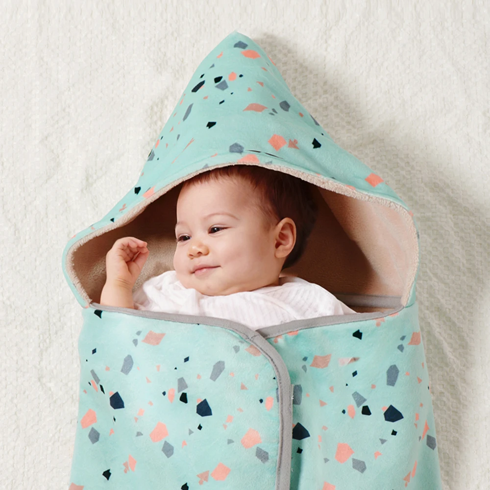 

Многофункциональное одеяло для детской коляски Sunveno, зимнее ветрозащитное одеяло, мягкое теплое пеленальное одеяло для младенцев, одеяло-кенгуру