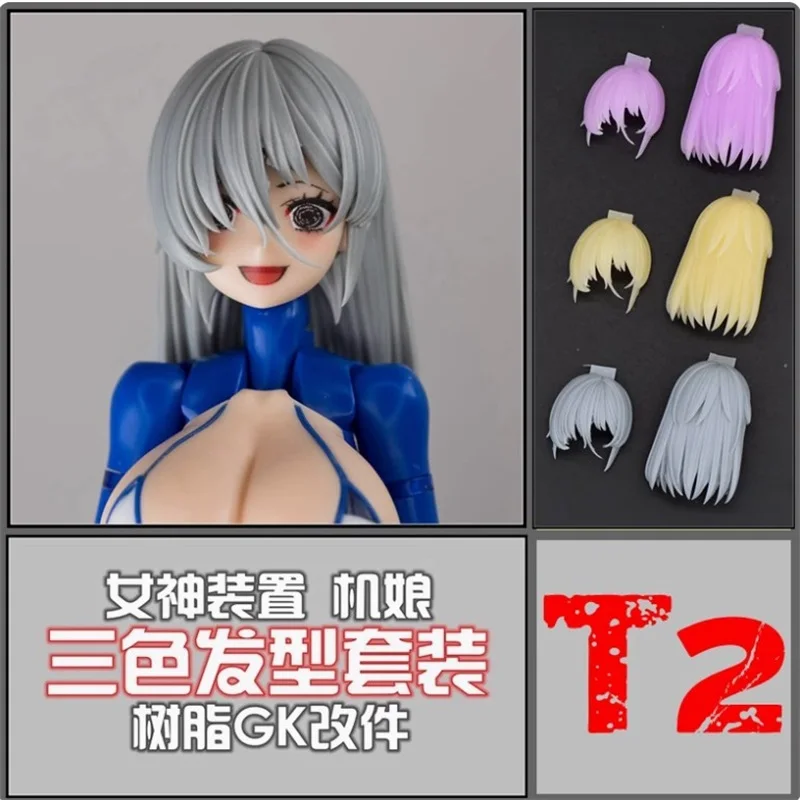 SH STUDIO 1/12 Soldier Goddess Device Three Color T2 Group Hair Style Resin GK Model Toy Accessories In Stock