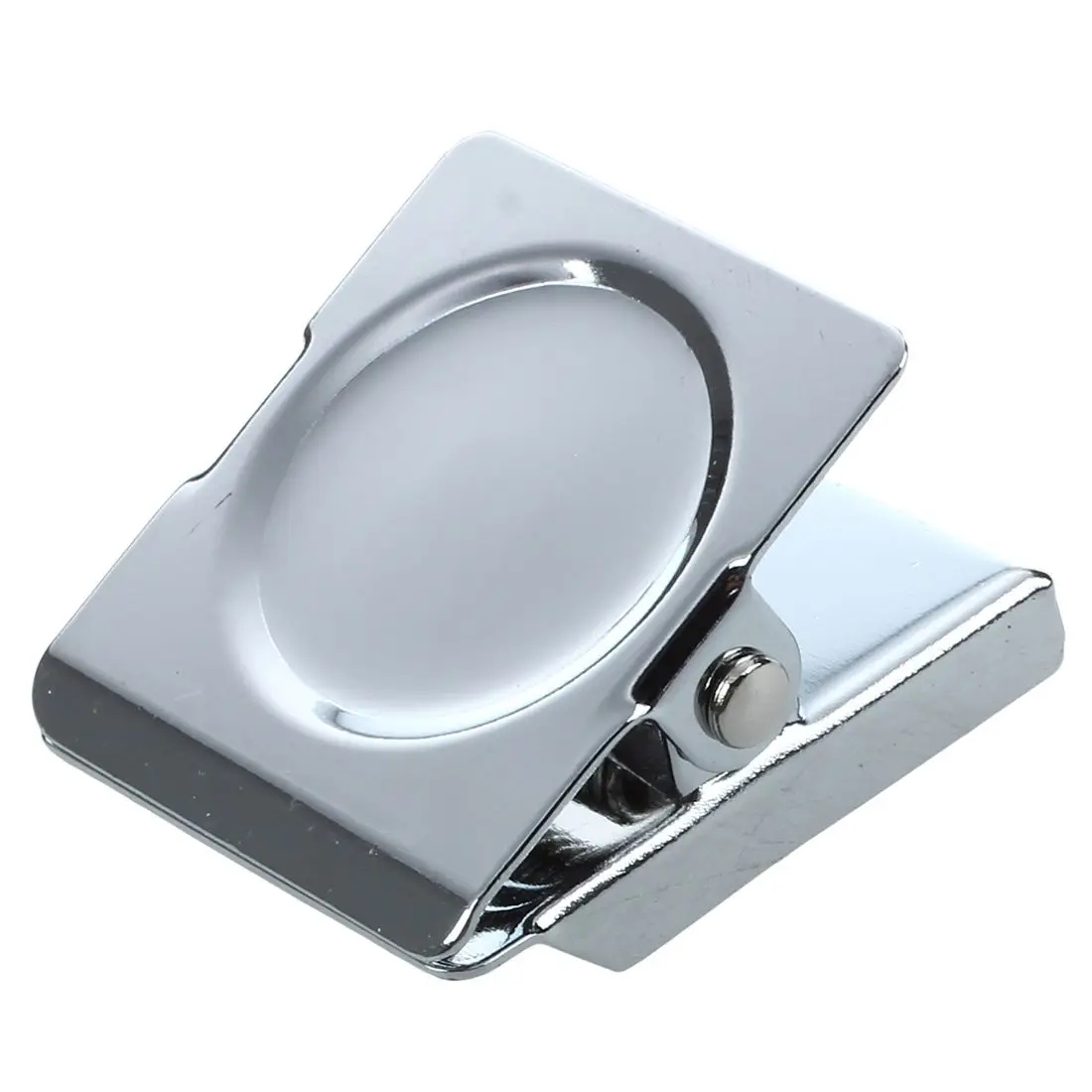 Year-Round Sale  Silver Tone Spring Loaded Memo Ticket Magnetic Fridge Wall Clip