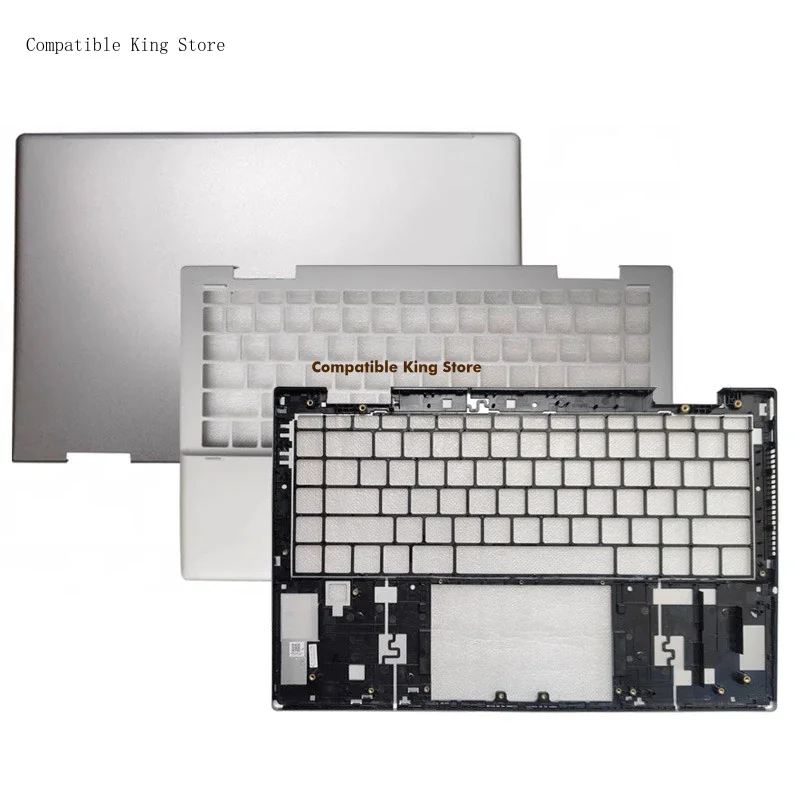 L New Replacement Housing for HP ENVY 14 X360 14-ES TPN-W158 N41010-001 Laptops Back Cover Rear Lid Palmrest Topcase Upper Shell