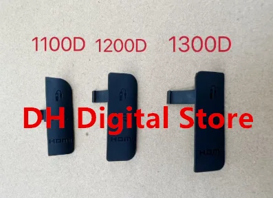 Imagen 1 del producto Copia para Canon 1100D 1200D 1300D EOS REBEL T3 T5 T6 KISS X50 X70 X80 compatible con HDMI tapa de micrófono cubierta de interfaz USB tapa de goma puerta