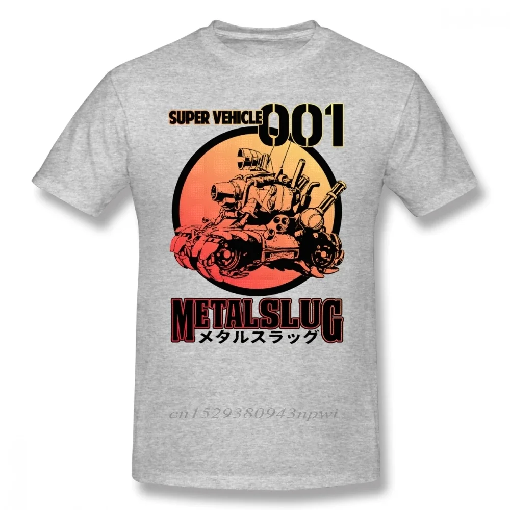 Metal Slug T Shirt Super Vehicle T-Shirt Fashion Graphic Tee Shirt 100% Cotton Man 3xl Short-Sleeve Funny Tshirt