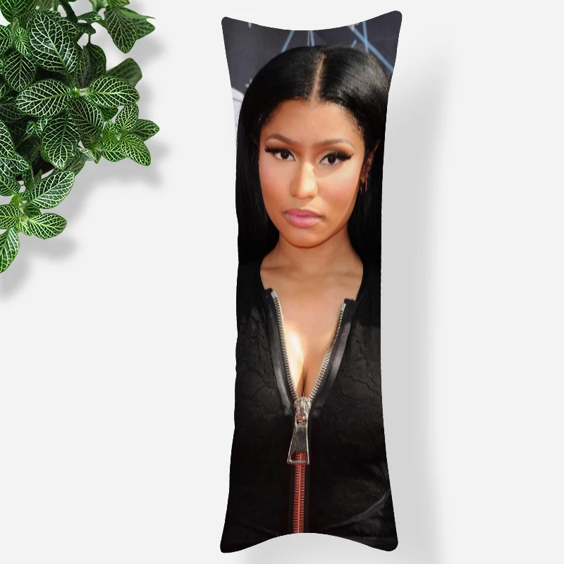 Nicki Minaj Dakimakura Hugging Body Pillow Case DIY Custom Throw Cushion Pillow Cover 7 Sizes