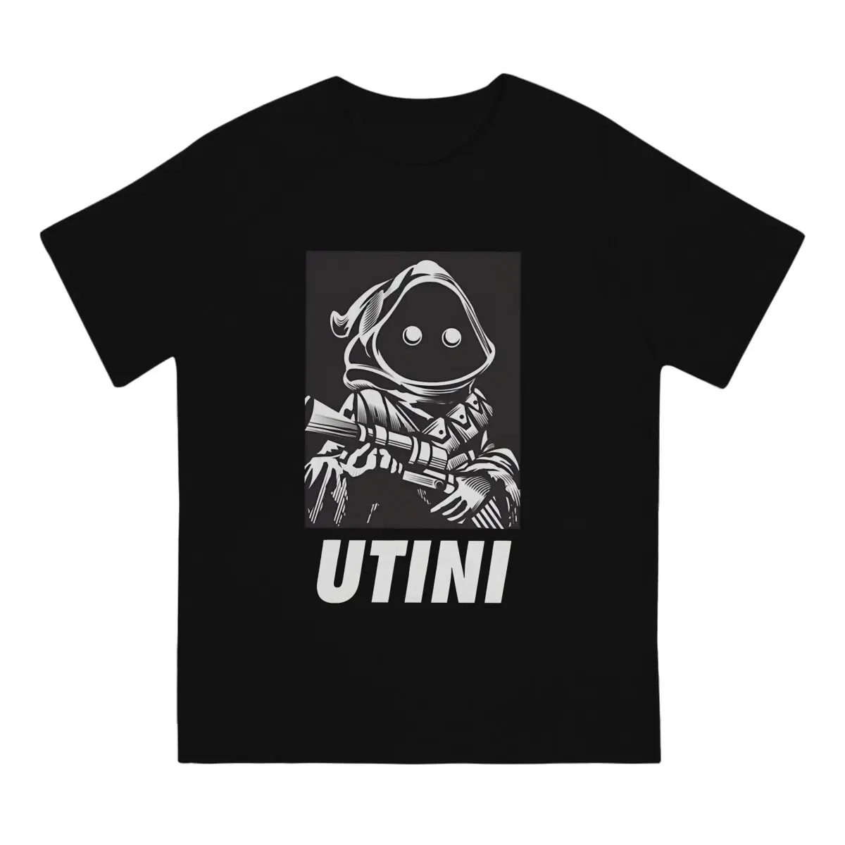 Jawa Utinni Men's T Shirts  Casual Tee Shirt Short Sleeve Crew Neck T-Shirts 100% Cotton Party Tops