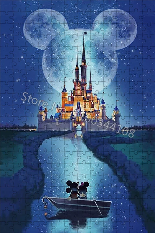子供と大人のためのミッキーマウスとディズニーランドの城パズル,教育