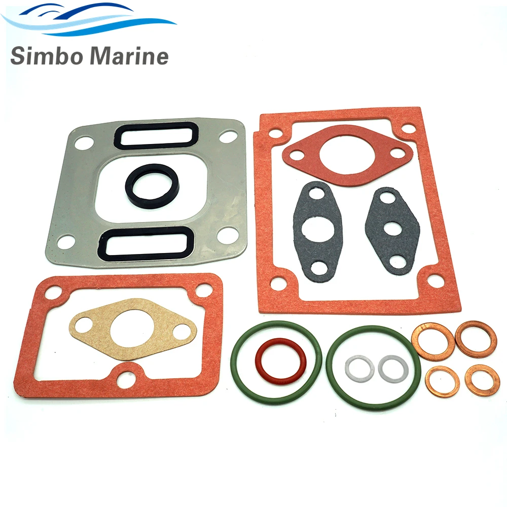 For Volvo Penta Turbo Connection Gaskets Replaces AQAD MD TAMD TMD 30 40 Engine 3582595 875646 875734 876313 876398