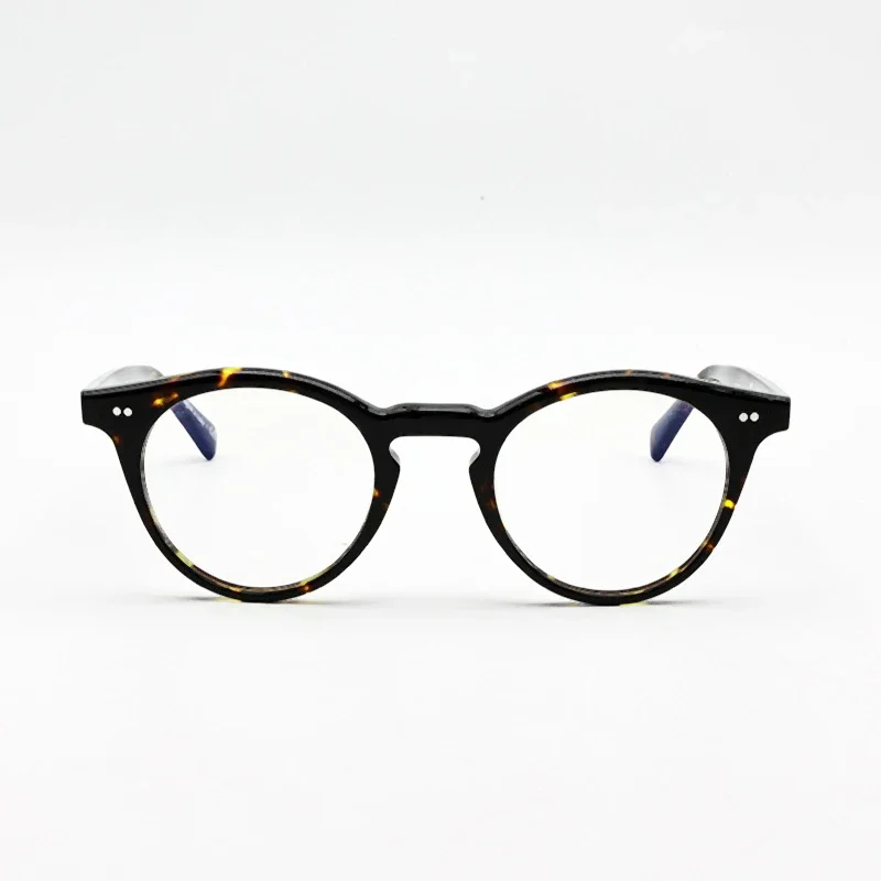 Romare Retro Round Oval Vintage Computer Glasses Acetate Spectacle Frame for Male OV5459U Optical Eyeglasses Frame for Men Women