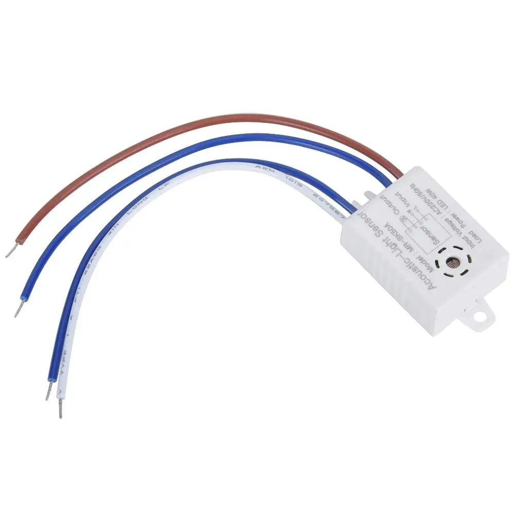 Switch LED Sound and Light Control Switch MRSK50A High Sensitivity Voice Activated Induction Sensor Module Wall Light Switches