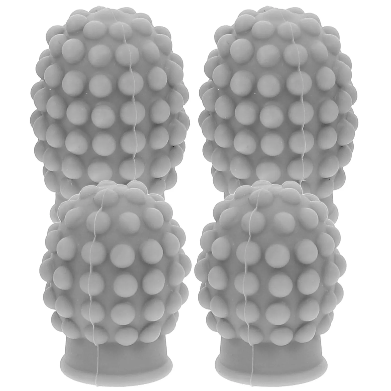 

4pcs Drumstick Protector Practice Tips Silicone Covers Accessories Kit Lightweight Noise Reducing Caps Instrument