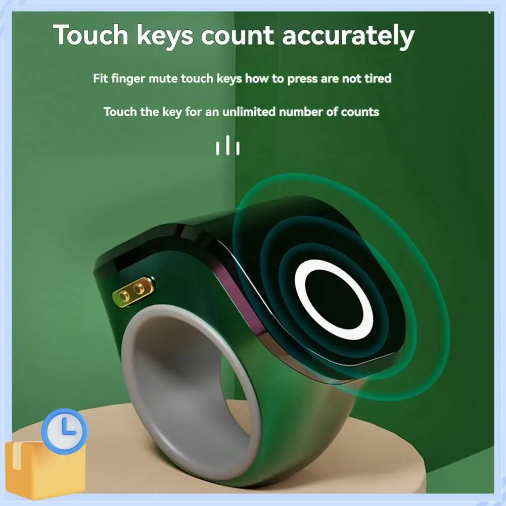 Popular Digital Counter Portable Points Rechargeable Ring Ring Idea Tally Counter Smart Touch Finger Counter