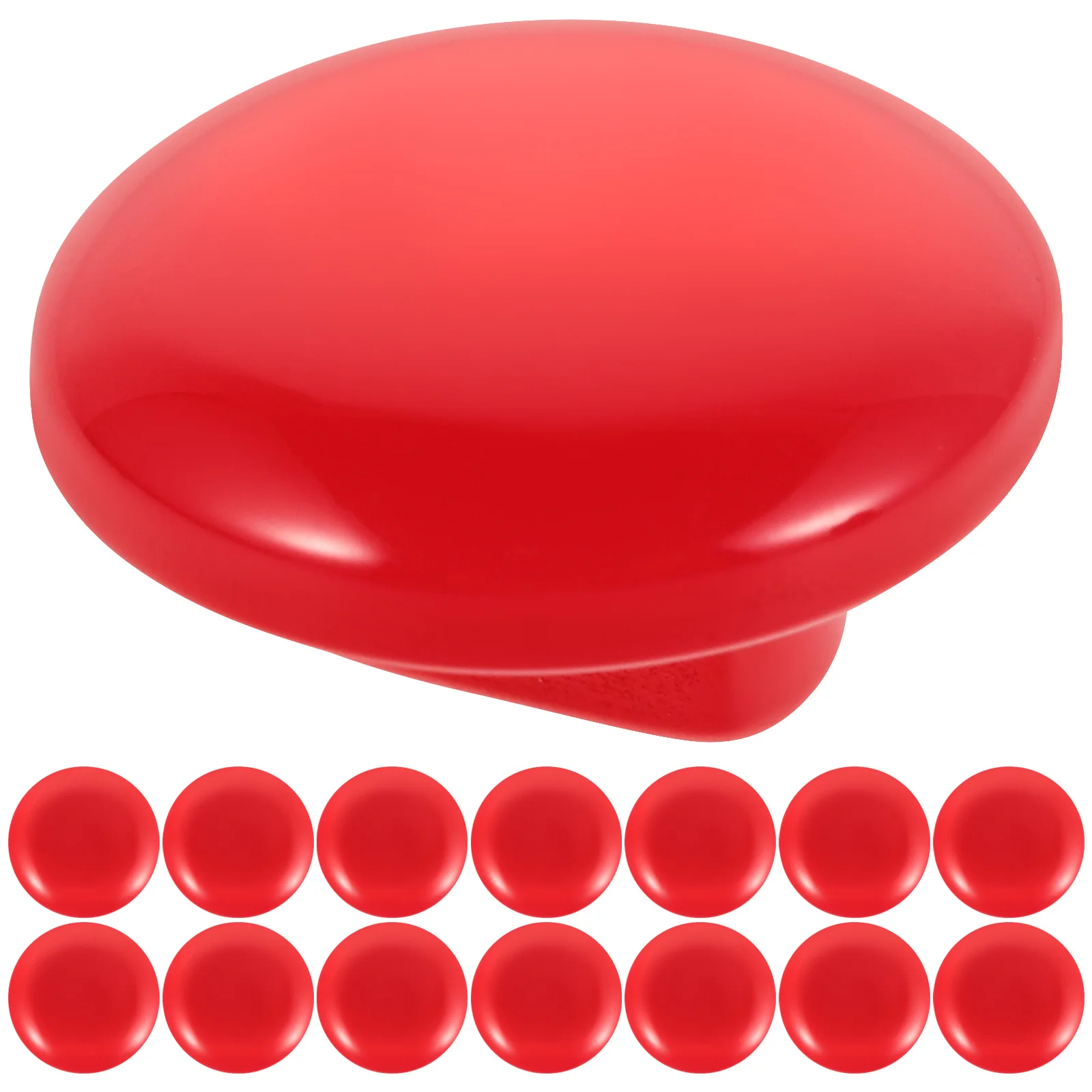 

100pcs Pearlized Resin Buttons Round Mushroom Style Sewing Fasteners For Coats Sweaters Shirts Crafts Vintage Clothing