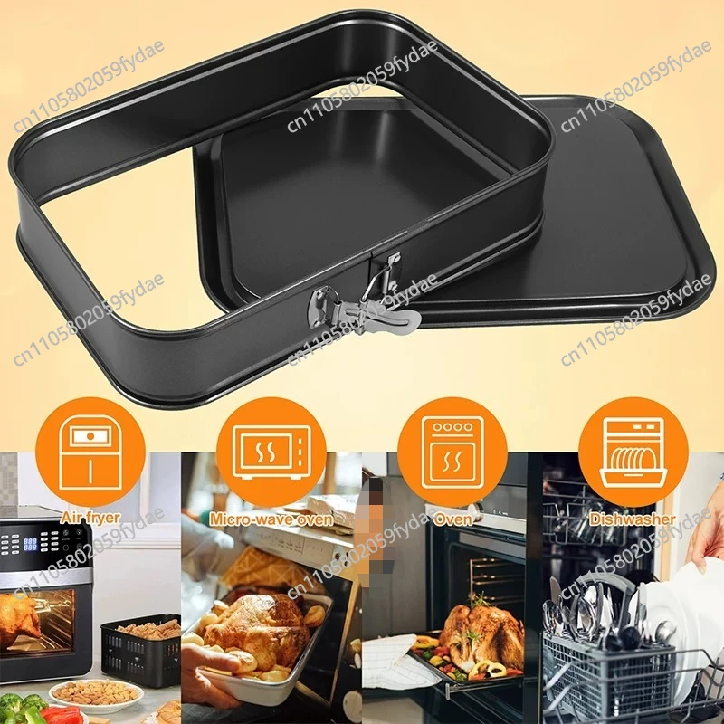 Cheesecake Baking Pan Metal Square/Rectangular Baking Leak