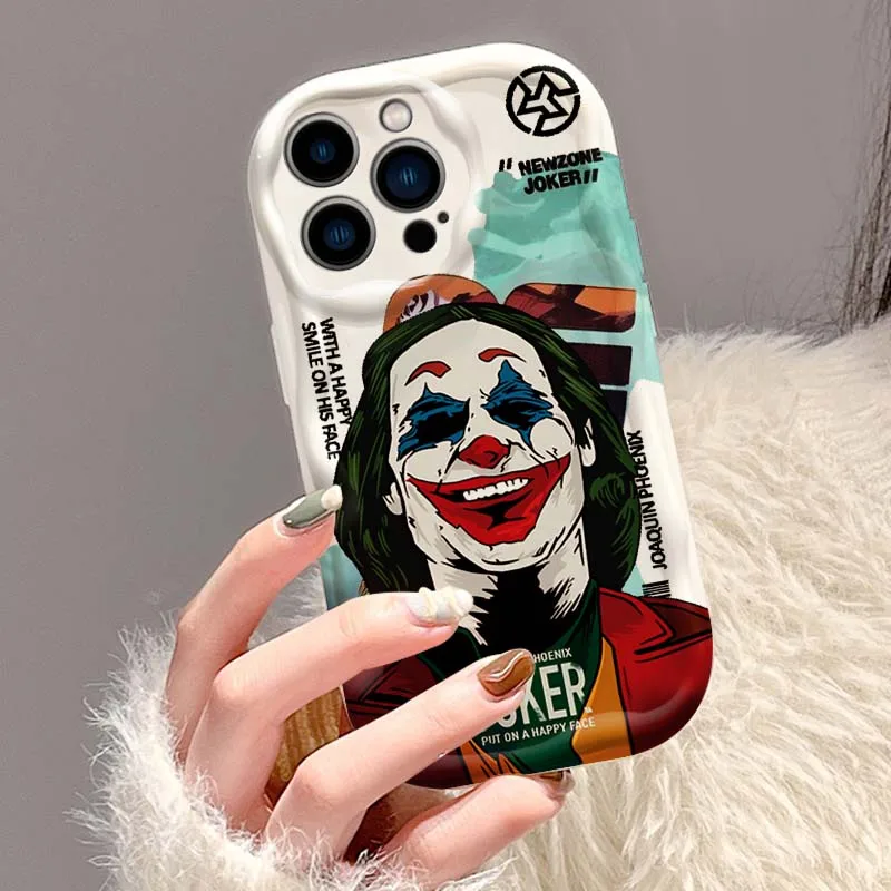 เคสโทรศัพท์ J-Jokers รุ่น Luxury Cool Art สำหรับ Apple iPhone 17 16 16E 15 14 13 12 11 XS X Pro Max Plus ลายคลื่นน้ำมัน เนื้อนิ่ม