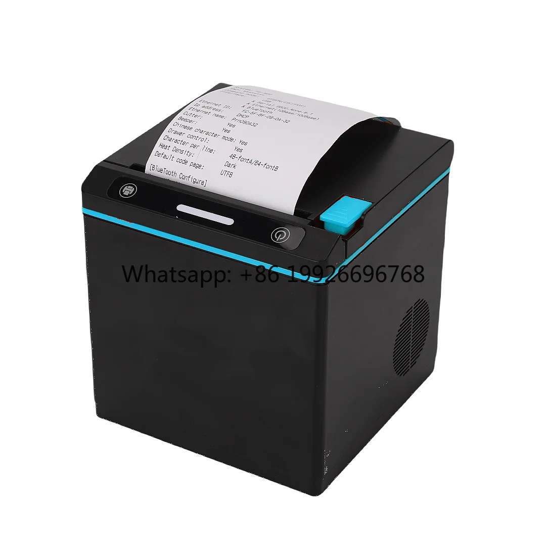 80mm Thermal Receipt Printer High Speed 300mm/s USB LAN WIFI for Bluetooth Wireless POS Printer Ubereat Doordash Skip Stock