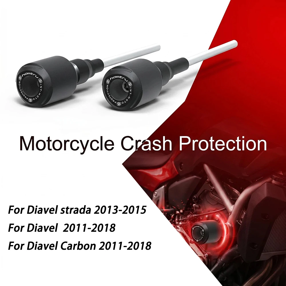 Protector de Motor y Chasis Anticaída para Ducati Diavel Strada 2013-2015 y Diavel Carbon 2011-2018