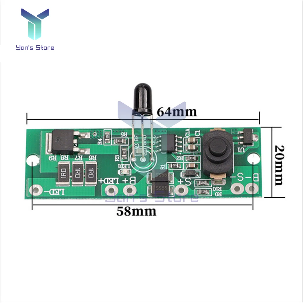 التحكم عن بعد طويلة مشرق التلقائي الحد من الطاقة 3.2V3.7V الشمسية ضوء الشارع لوحة دوائر كهربائية تحكم لوحة القيادة الشمسية