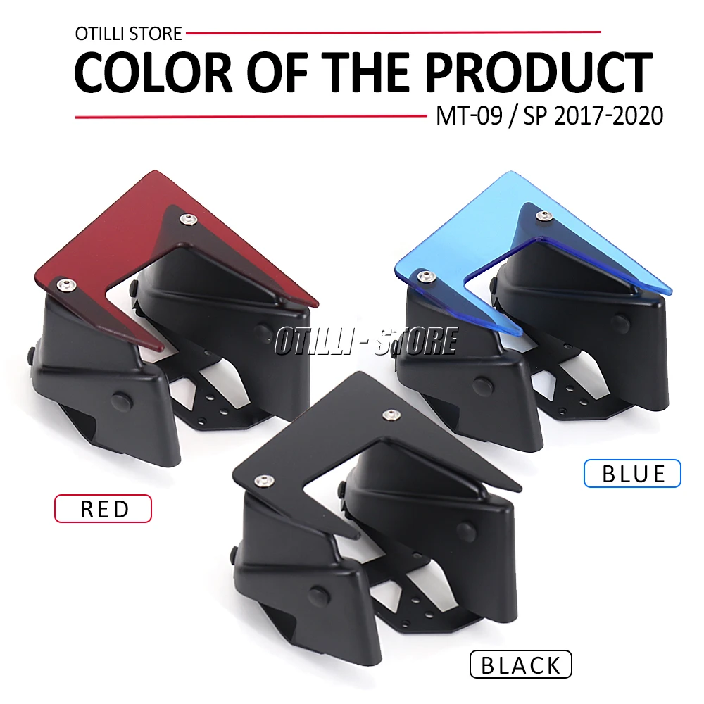 2020 NEW MT-09 Motorcycle Parts Side Downforce Naked Spoilers Fixed Winglet Fairing Wing 2019 2018 2017 For Yamaha MT 09 MT09 SP