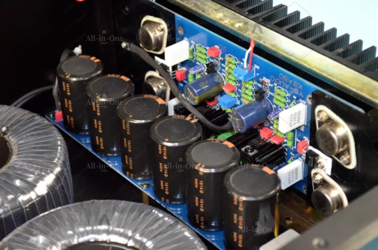 AM-90 Audiophile HiFi Pure Post-stage Power Amplifier, Double Niu, Gold Sealed Tube Double Parallel 8 Tube Class A