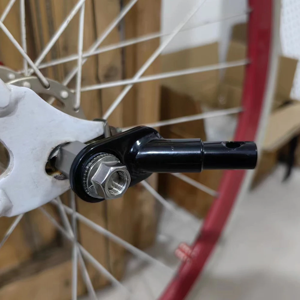 Adaptador de embrague de remolque de bicicleta, tornillo de extensión de cabeza de tracción de bicicleta de fácil instalación, accesorios de