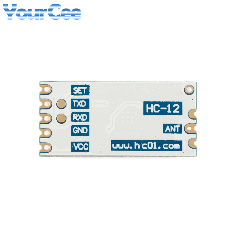 5pcs/1pc HC-12 SI4463 433Mhz Wifi Wireless Serial Port Module HC12 1KM 1000m 433MHz Receiving and Transmitting Board PCB