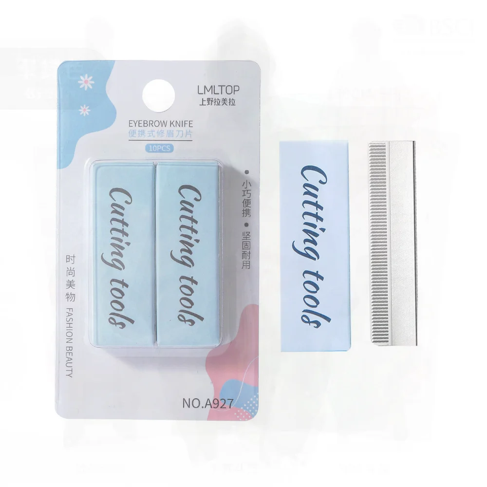 lamera-conjunto-de-laminas-de-corte-de-sobrancelha-aco-inoxidavel-10-laminas-afiadas-cartao-branco-duravel-a927-para-aliciamento-de-precisao