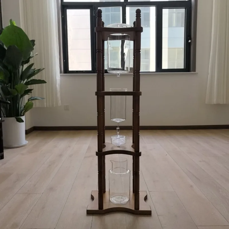 Large ice drop glass coffee pot, commercial coffee machine, large capacity ice drop coffee pot