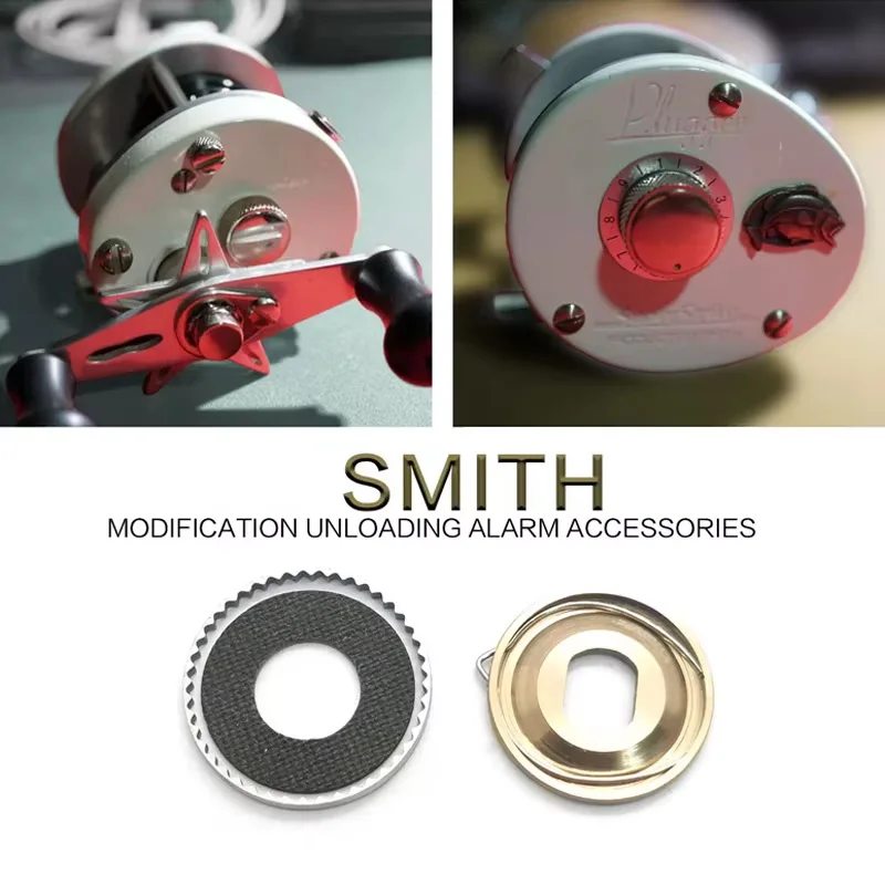 6th‑Gen For SMITH Silver Demon Vintage Baitcasting Reel Drag Clicker Modification Parts For Lure Fishing