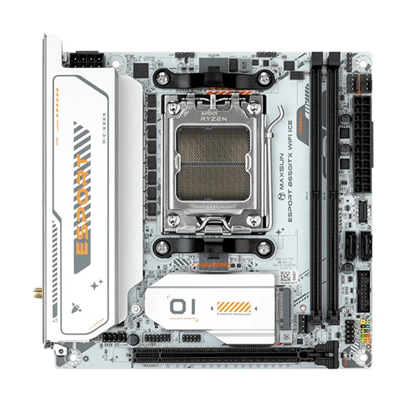 

Maxsun Esport B650ITX Wifi RGB Motherboard Amd B650 Am5 Socket Support Ryzen 7000-9000 Series Processor Dual Channel DDR5