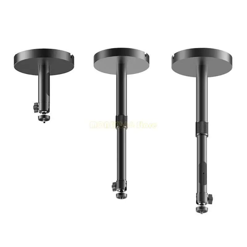 F62C 전문 프로젝터 천장 지원 홀더 마운트 스탠드 알루미늄 합금 회의실 및 교실을위한 빠른 세트 업