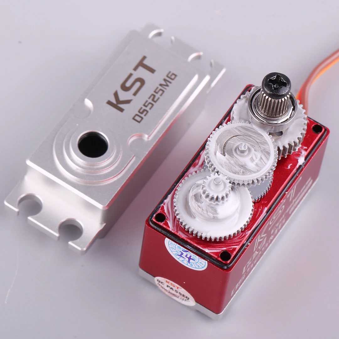 

KST DS525MG High-Voltage HV Digital Tail Servo All Metal Standard Hollow Cup for Helicopter Narrowband 550 Level Locking