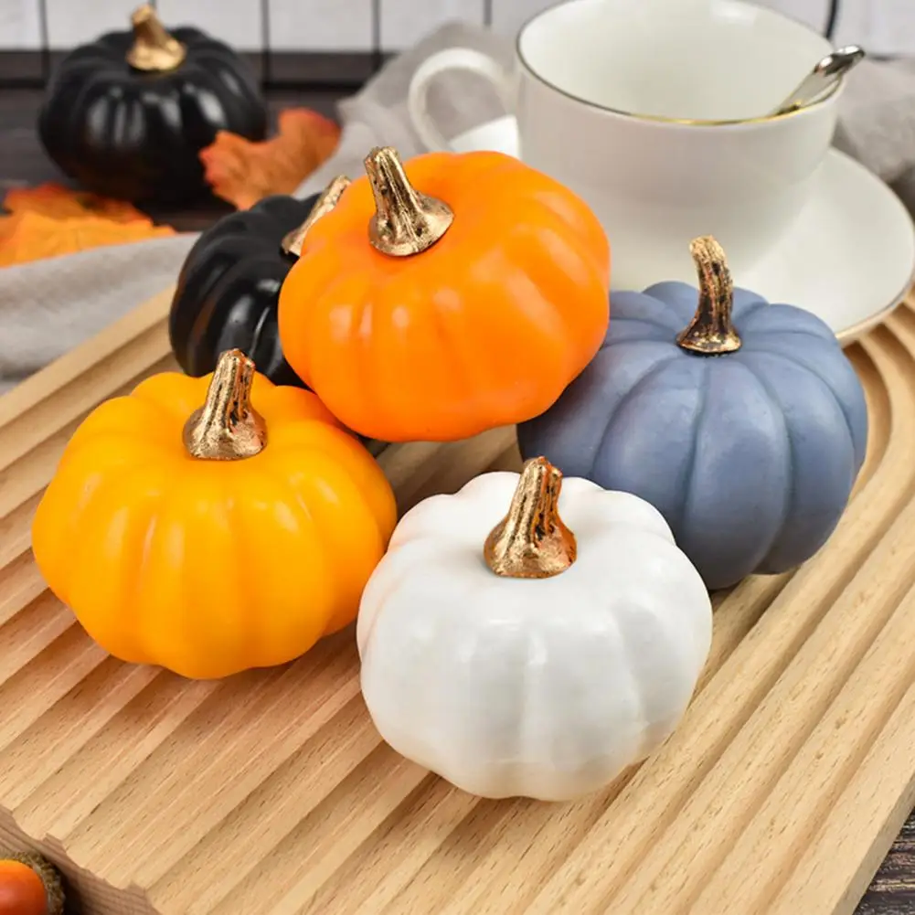 Elegant Foam Pumpkins Fall Wedding Pumpkin Decor Fall-themed Foam Pumpkins Versatile Decorative Centerpieces for Weddings Baby