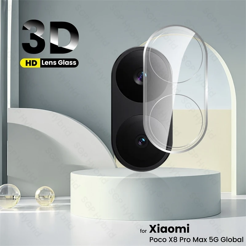 

3D Clear Lens Film for Poco X8 Pro Max 5G Back Camera Protector PocoX8 ProMax Poko Little X8ProMax PocoX8ProMax 2602BPC18G 6.83"