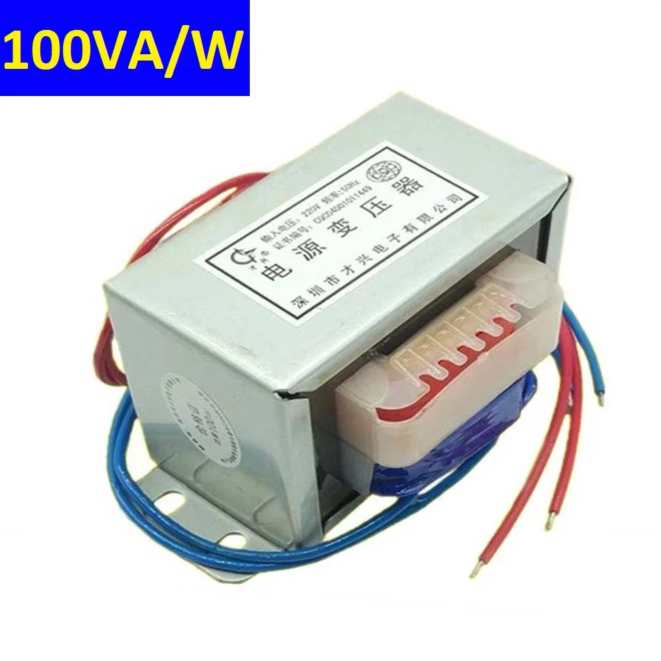 

100W DB-100VA Power Transformer 50Hz~60Hz Input Voltage AC 220V Output Voltage 24V-0-24V