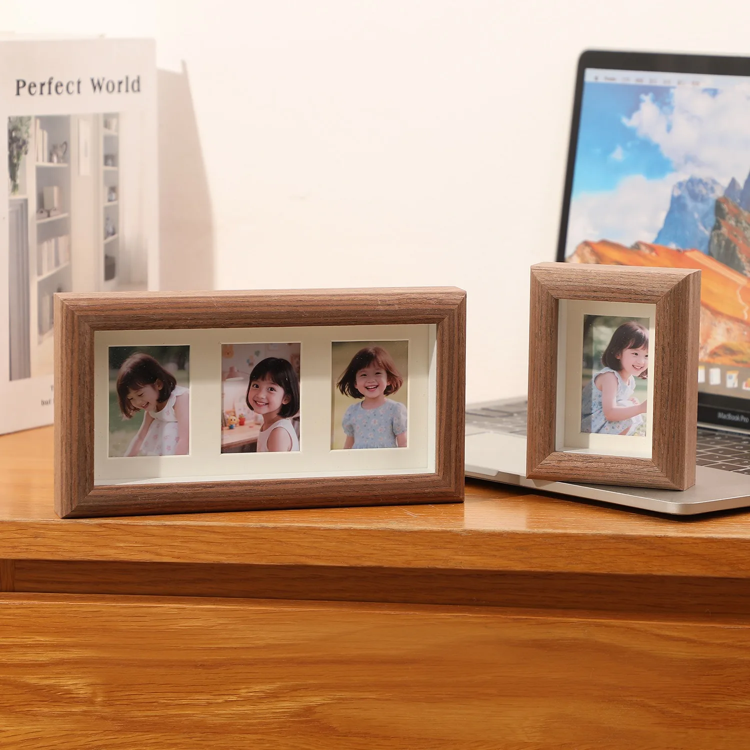 Mini Hollow Photo Frame Display Stand Grid Card Paper Picture Frame Room Decorative Cuerdas Fotos Pared Home Decorations