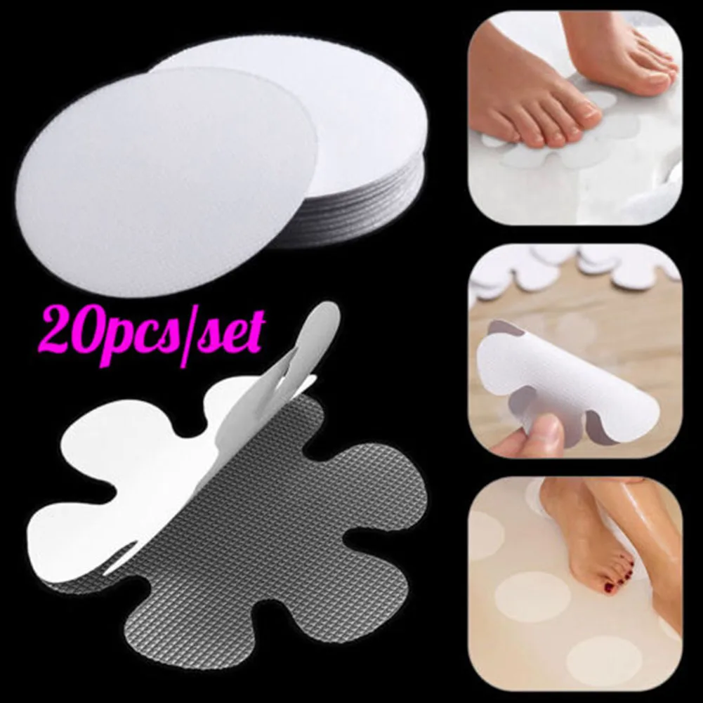 Non Slip Shower Sticker 20x Anti Slip Stickers Prevents Accidents and Injuries Suitable for Wet Rooms and Tiles Floor