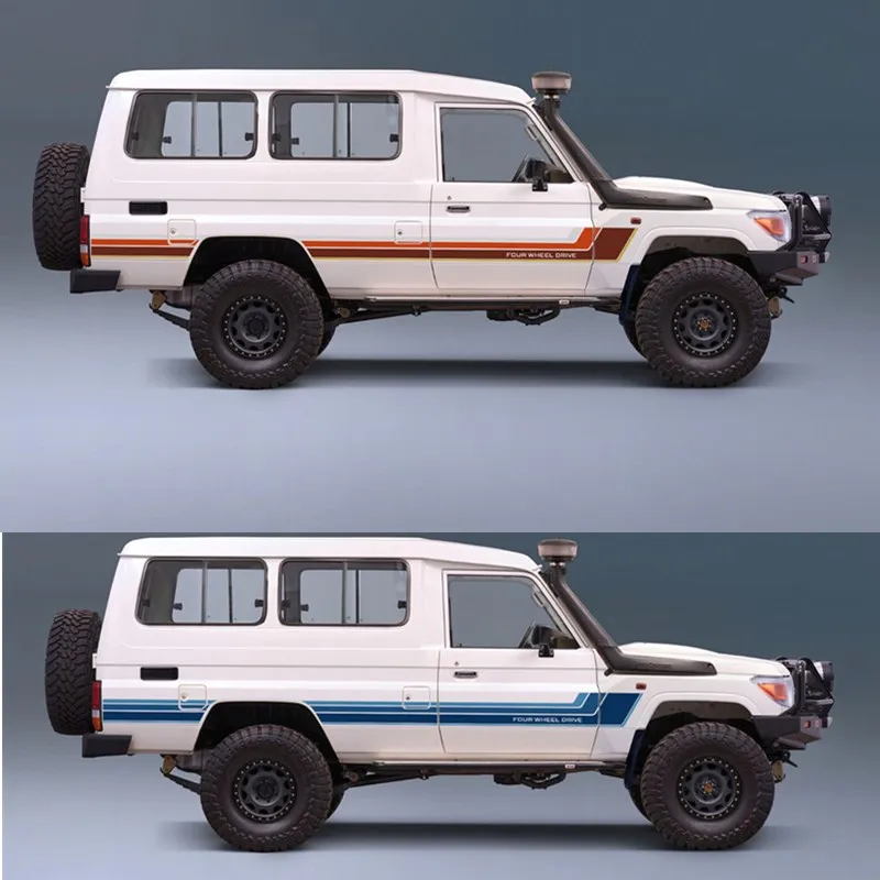 

Car stickers for TOYOTA LAND CRUISER LC78 body exterior decoration fashionable sports fit accessories Left Right