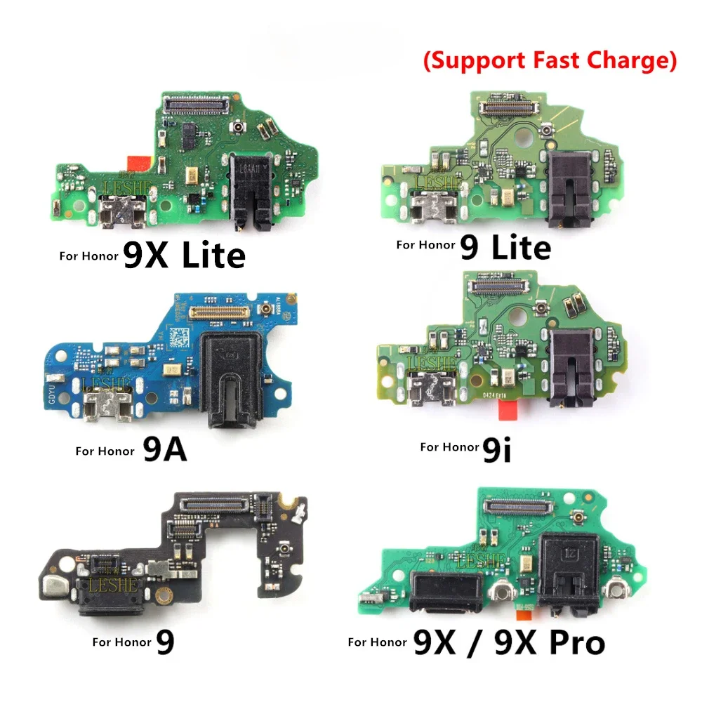 

USB Charging Port Board Flex For Huawei Honor 9 9A 9C 9i 9s 9X Lite Pro Type-C Connector Dock Charger Flex Cable