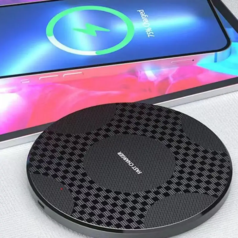 Wireless Charger Wireless Charger Pad Ultra Slim Wireless Charging Stand Wireless Cell Phone Charging Station For Most Cell