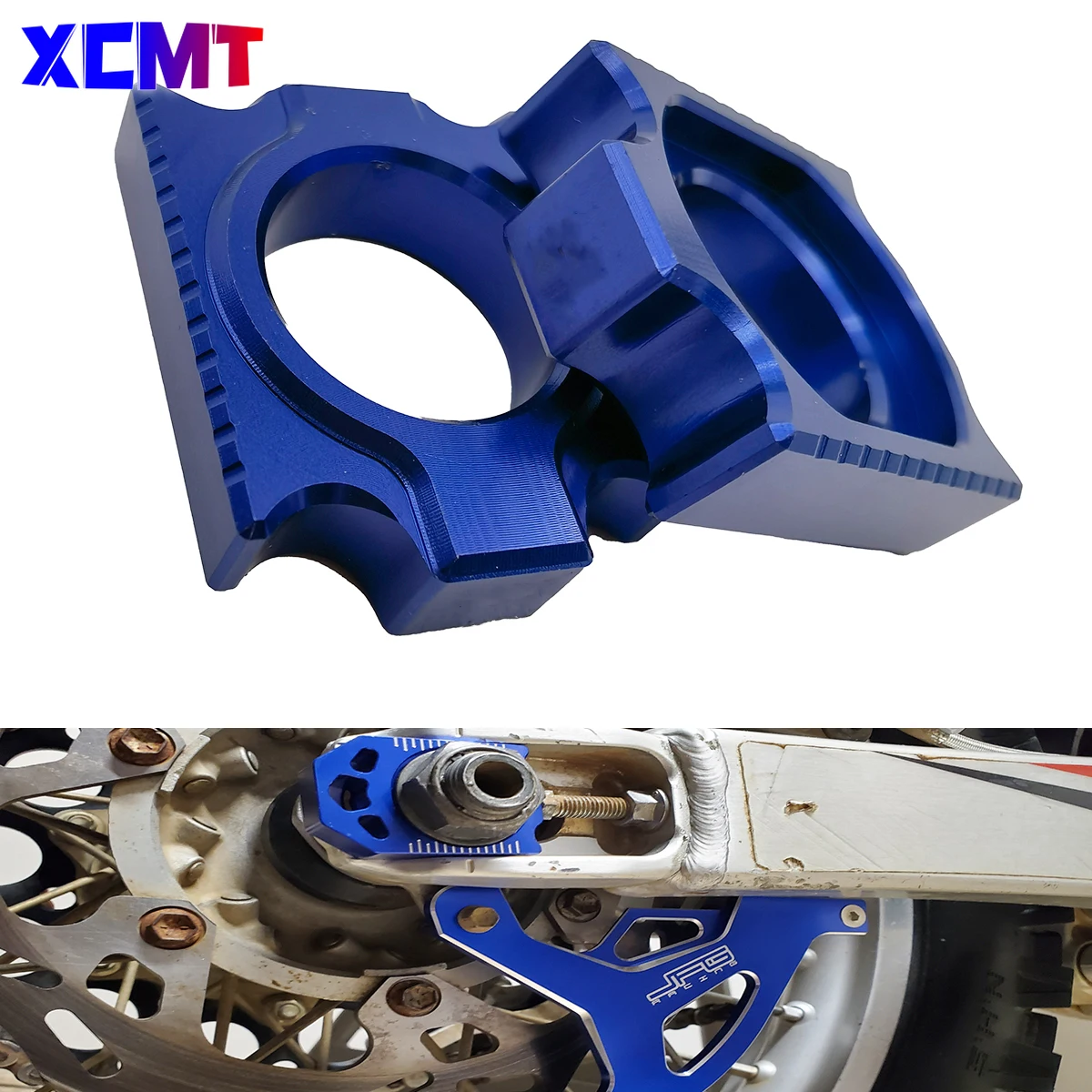 

CNC Rear Chain Adjuster Axle Block For YAMAHA YZ250F YZ450F YZ125 YZ250 YZ250X YZ250FX WR250F WR450F WR250R WR250X 2002-2022