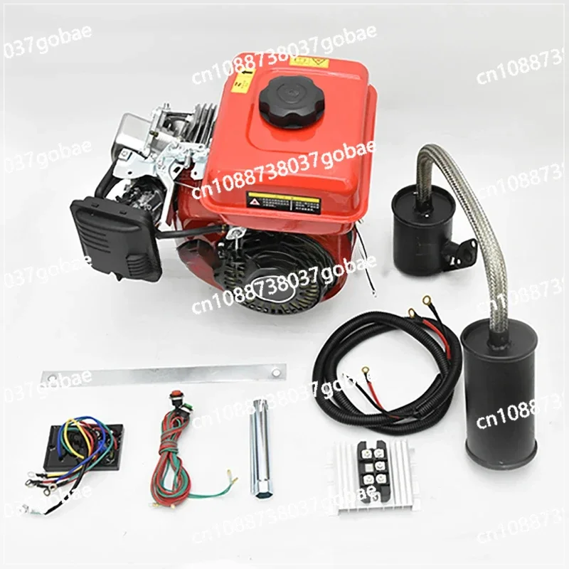 3KW Double-Silencer Gasoline Generator Range Extender Process Controller 48V/60V/72V Motor Vehicle