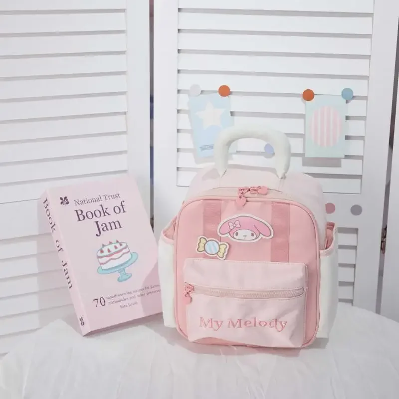 

Cinnamoroll Crossbody Bag Fresh Cute Student Shoulder Bag All-Match Portable Girl My Melody Backpack Bags for Woman