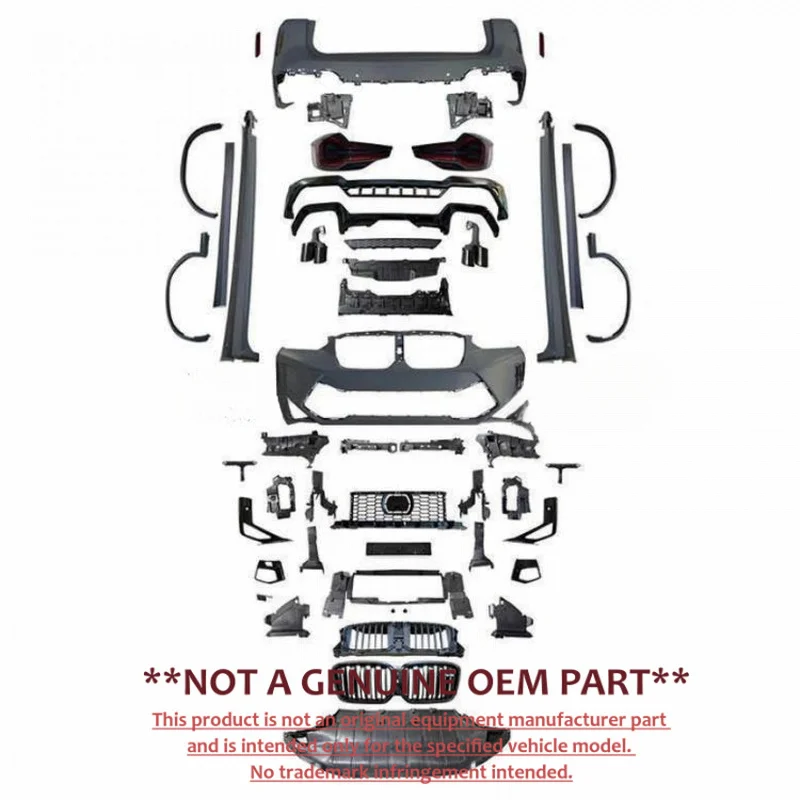 For BMW X3 G01 G08 Old To New Upgrade X3M Style Full Body Kit Modification Accessories